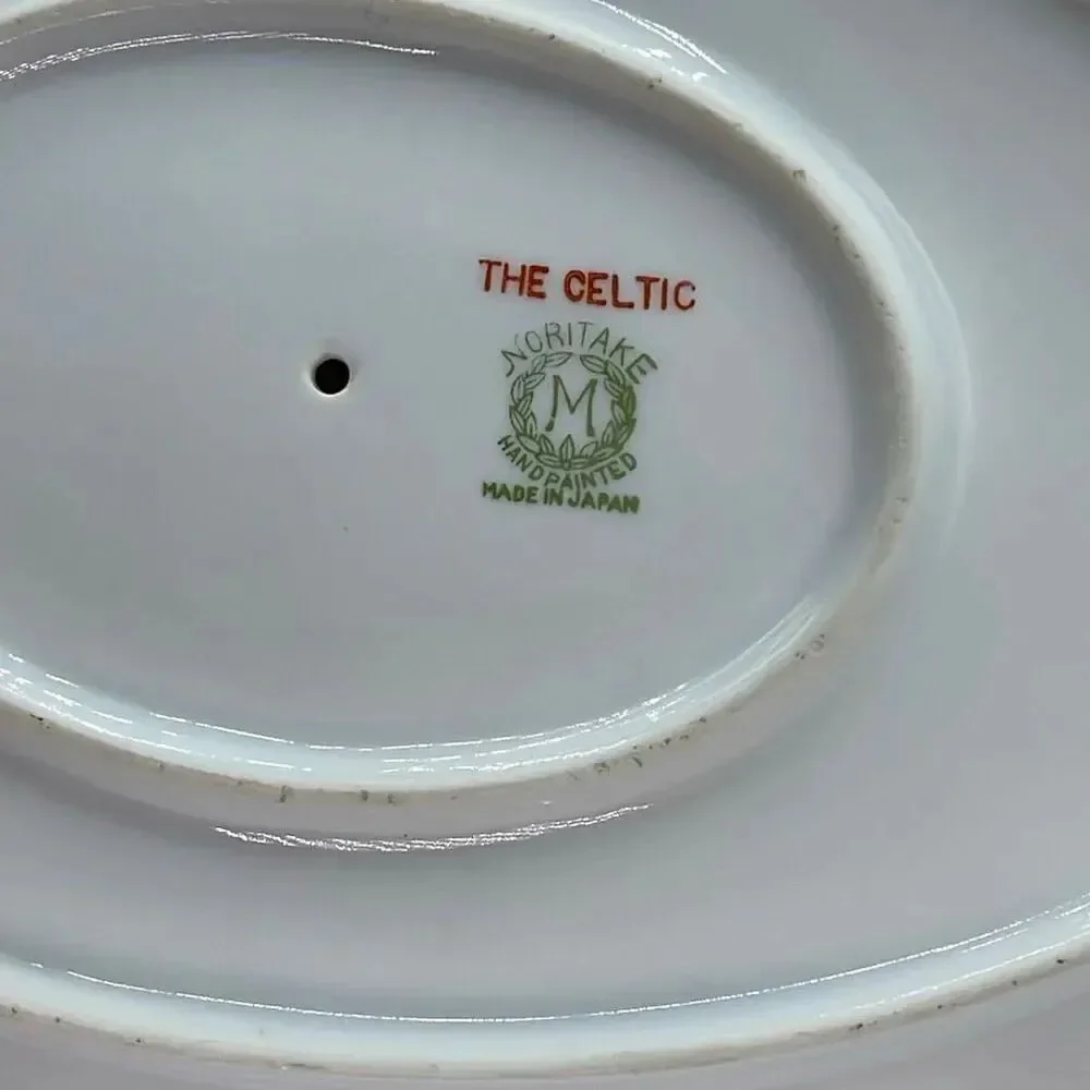 Vintage Noritake “The Celtic” porcelain gravy boat.